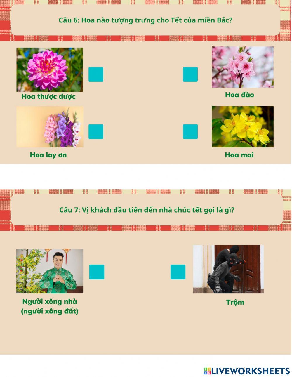 Đố vui ngày tết