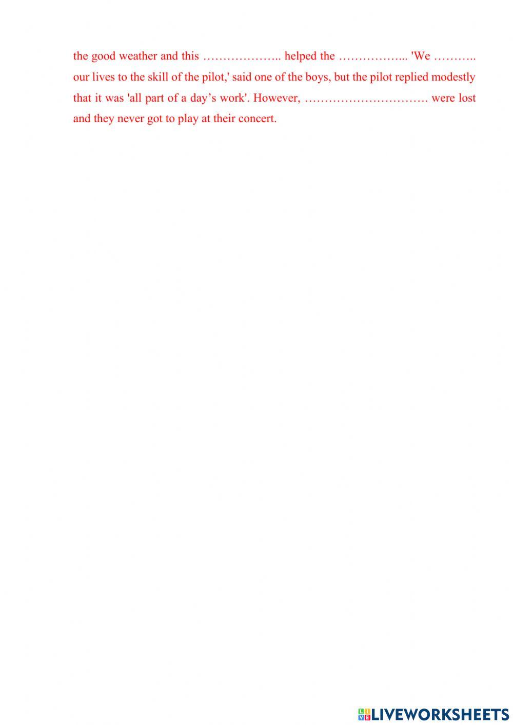 Cambridge practices test  section 2