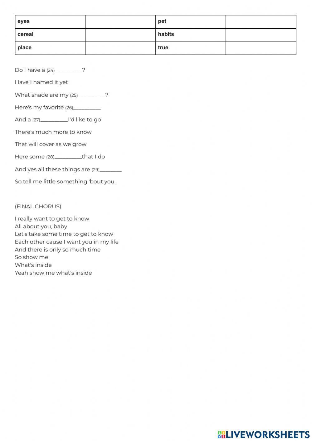 CHIS - Some things about me