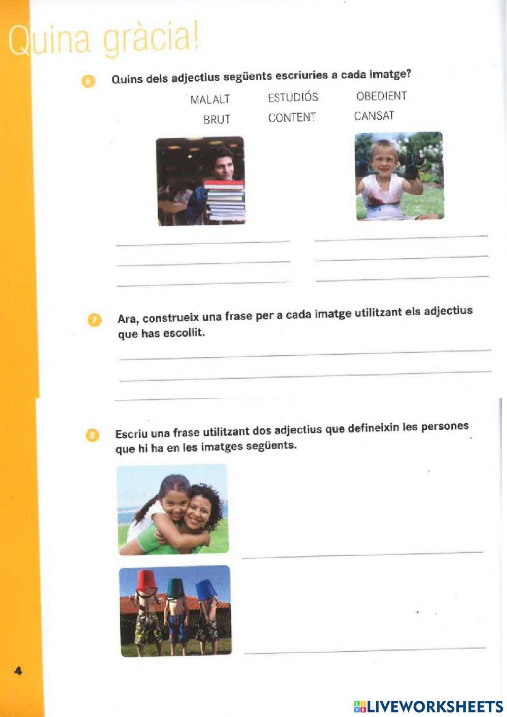 Pàgina 4 i 5 Quadern Matemàtiques 8 Baula ISBN-EAN: 9788447924011