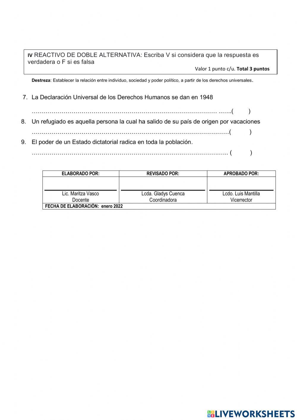 Taller acumulativo ciudadania primero bgu iip iq