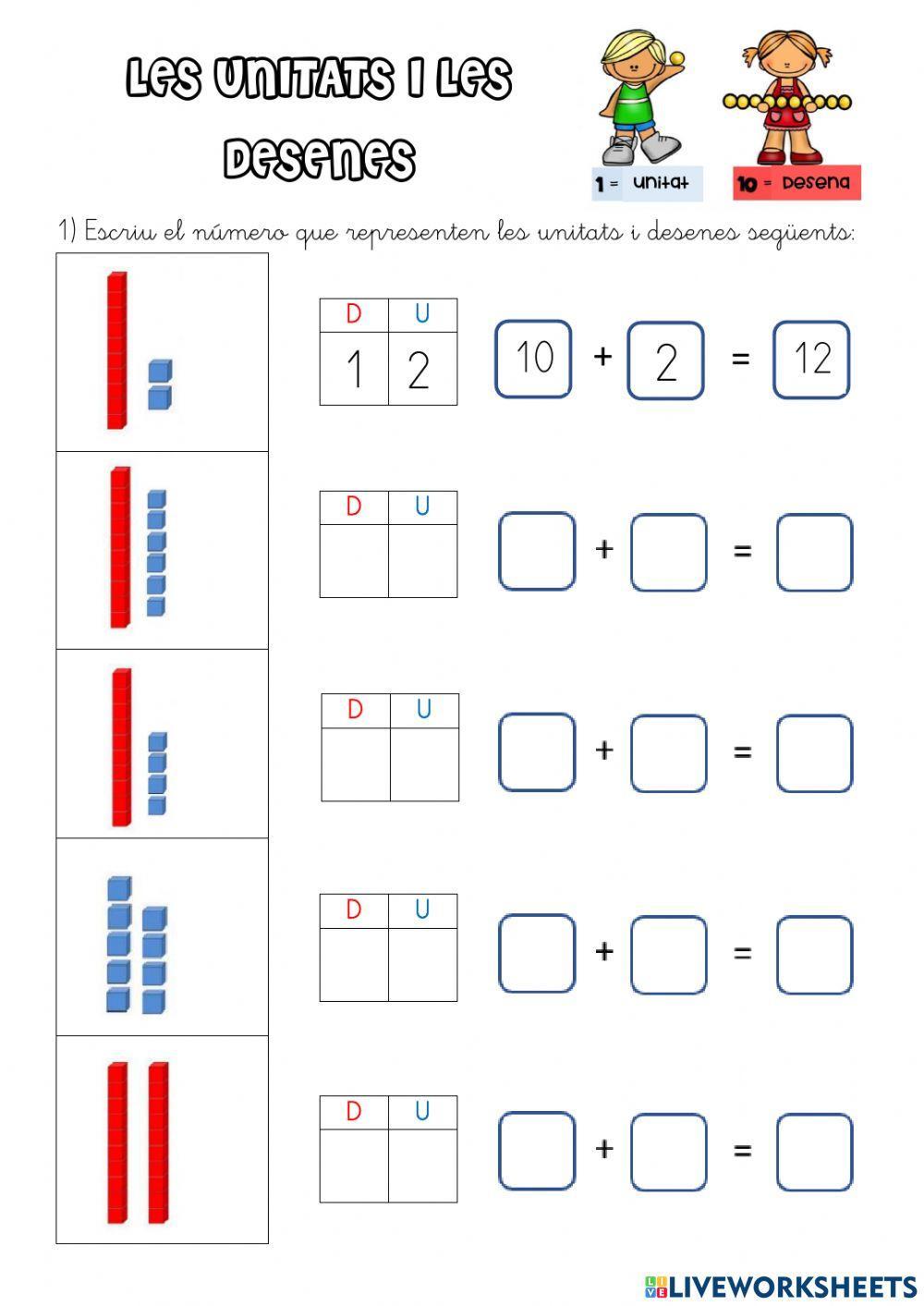 Les unitats i les desenes