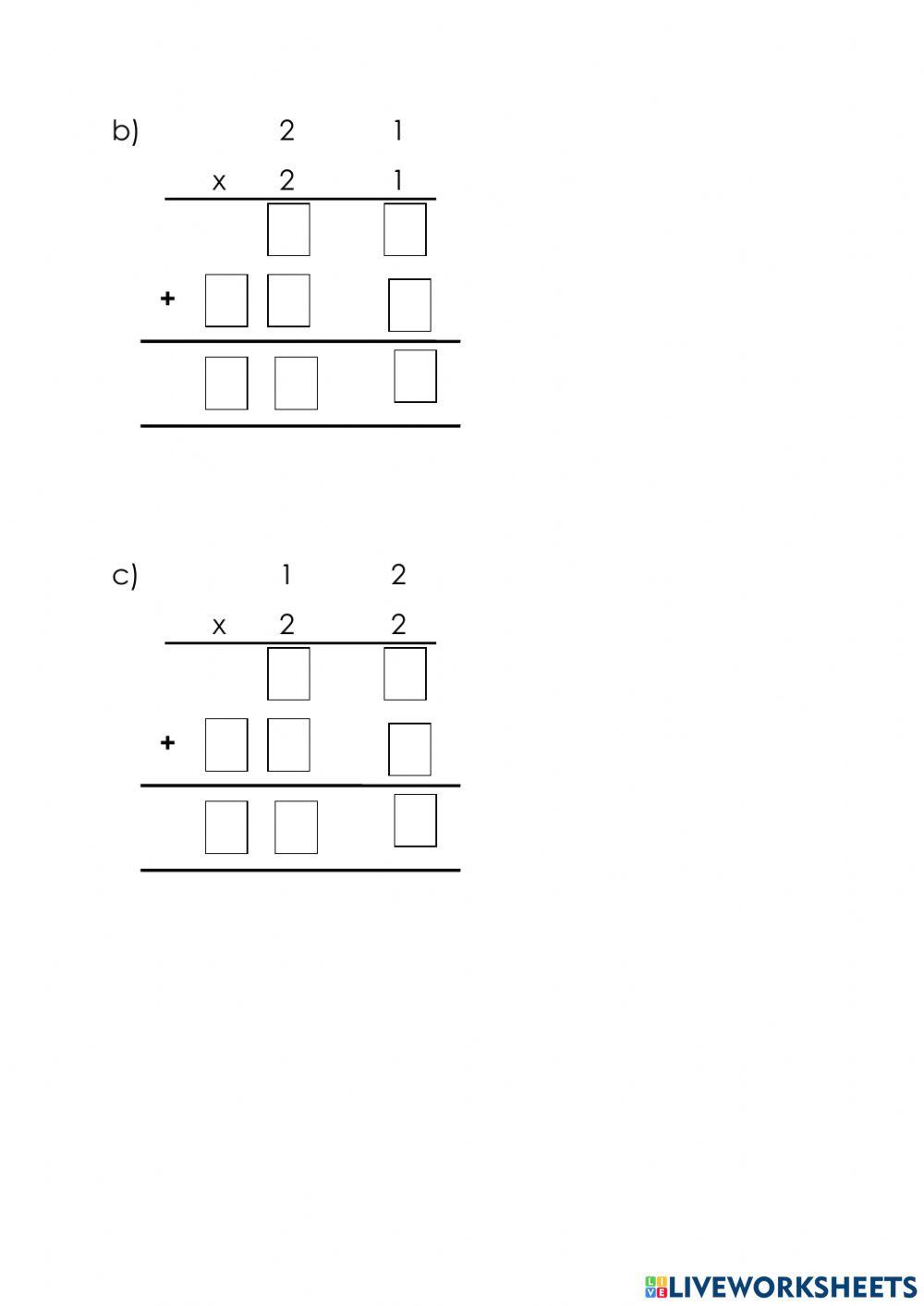 Multiplying by a 2-digit Number