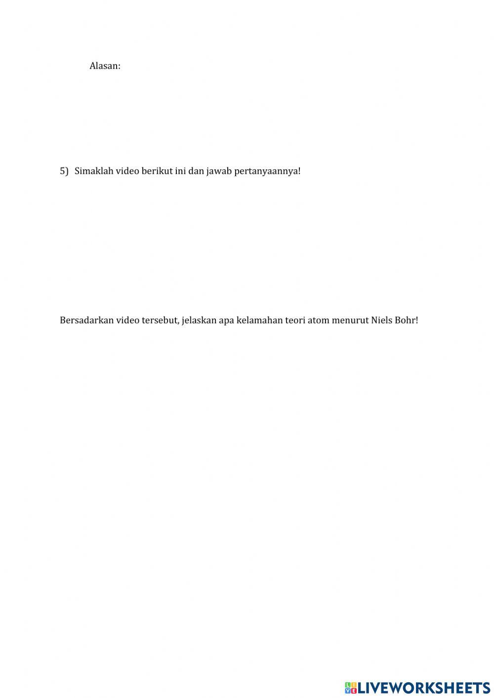 Perkembangan Teori Atom