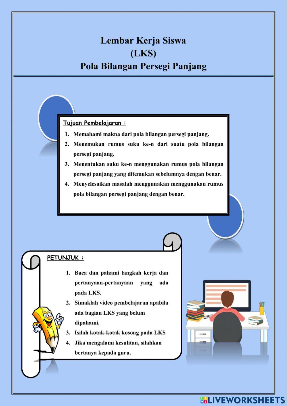 Pola Bilangan Persegi Panjang
