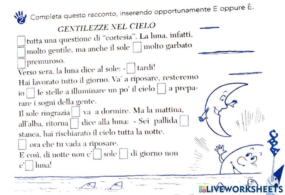 E-è e Presente-passato-futuro