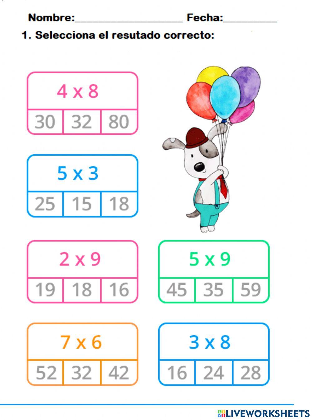 Multiplicaciones