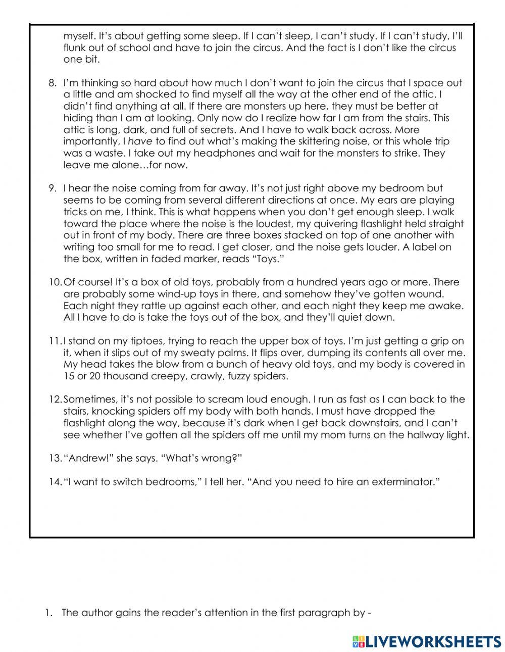 Word Choice-Fig Language-Poetry Exit Ticket