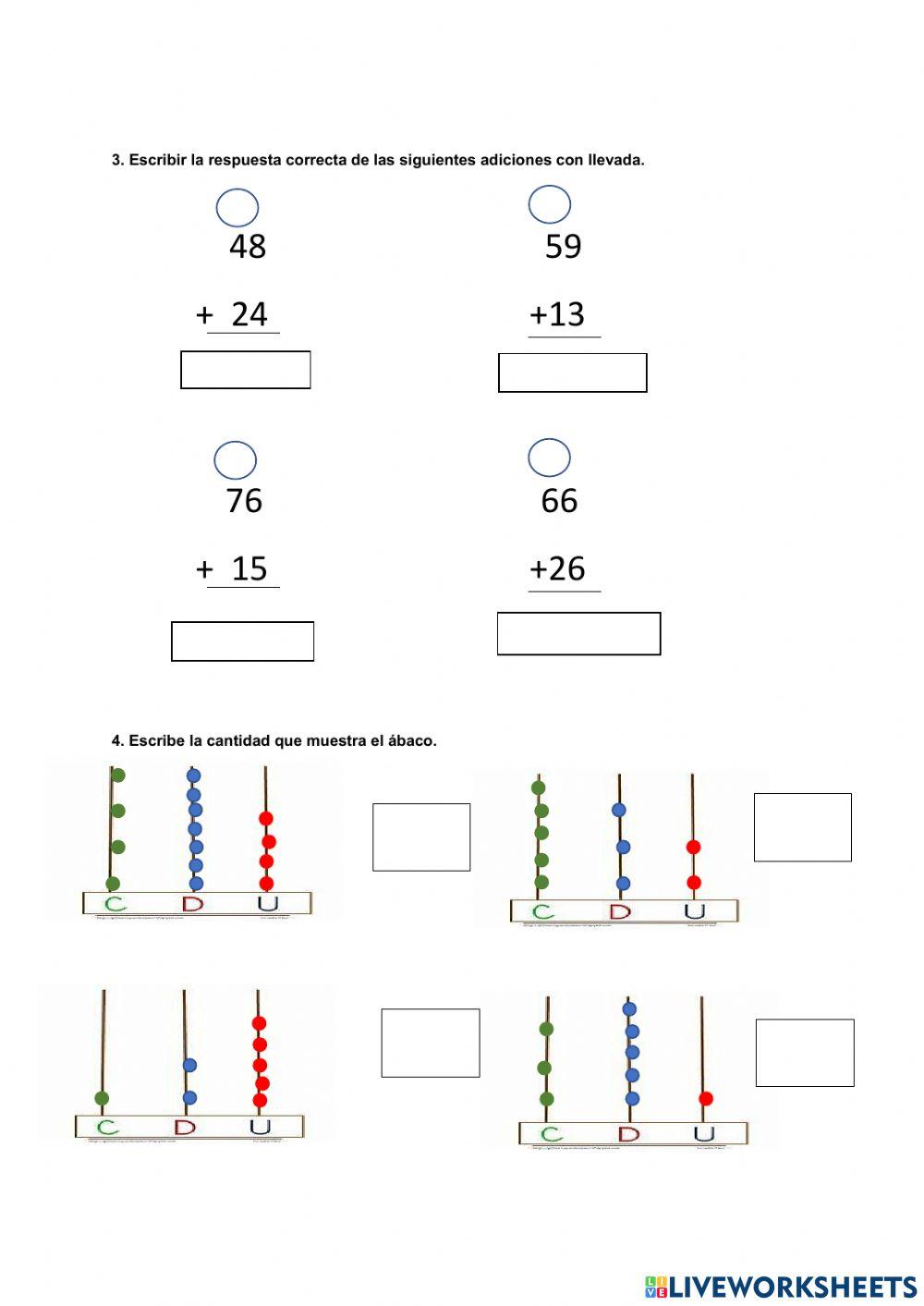 Evalaución BLOQUE 3 Matmaticas