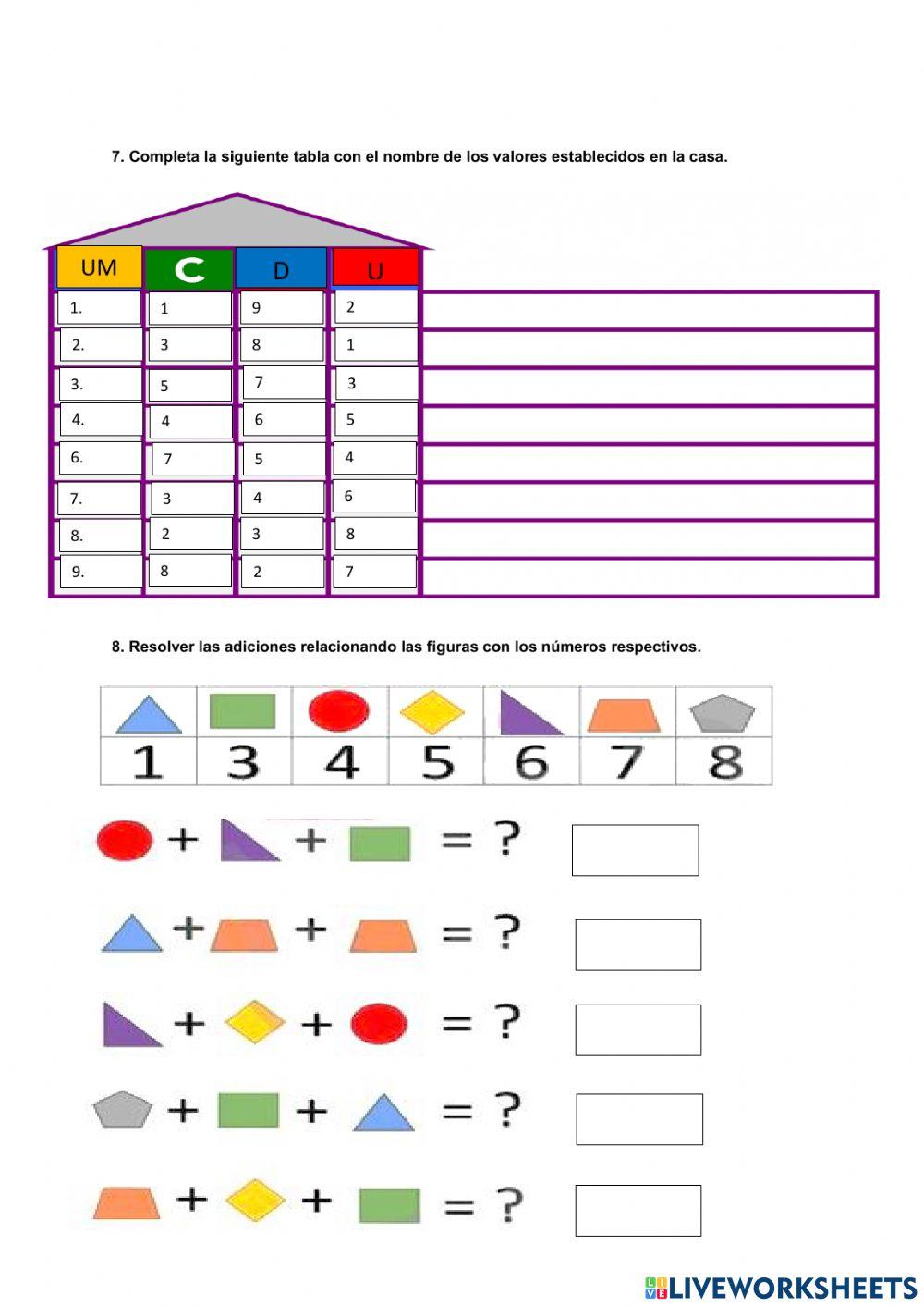 Evalaución BLOQUE 3 Matmaticas