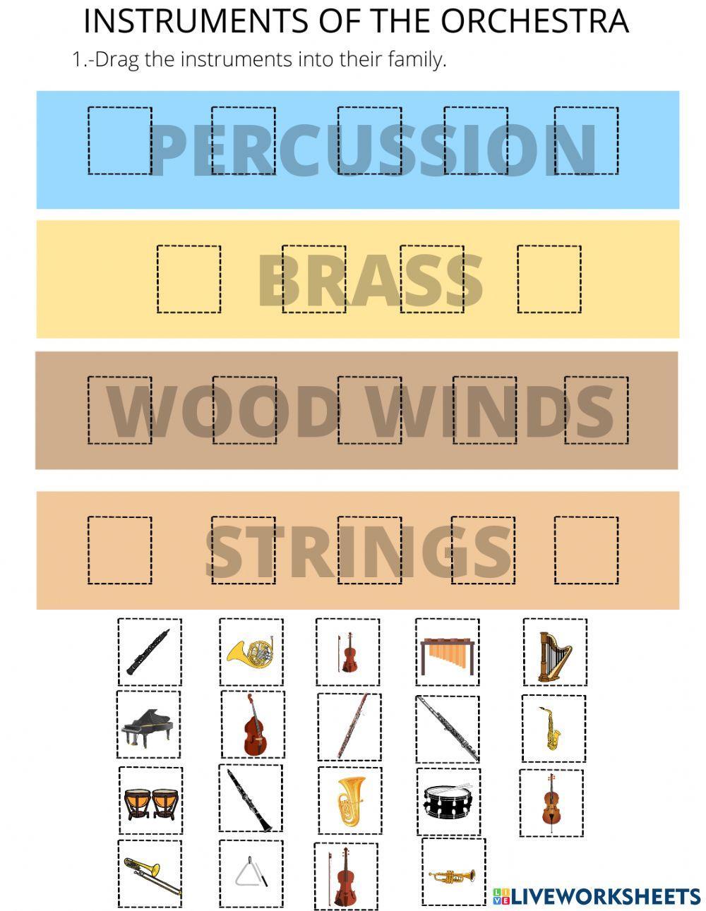 Instruments of the orchestra