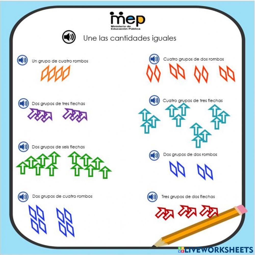 Expresiones matemáticas iguales 2