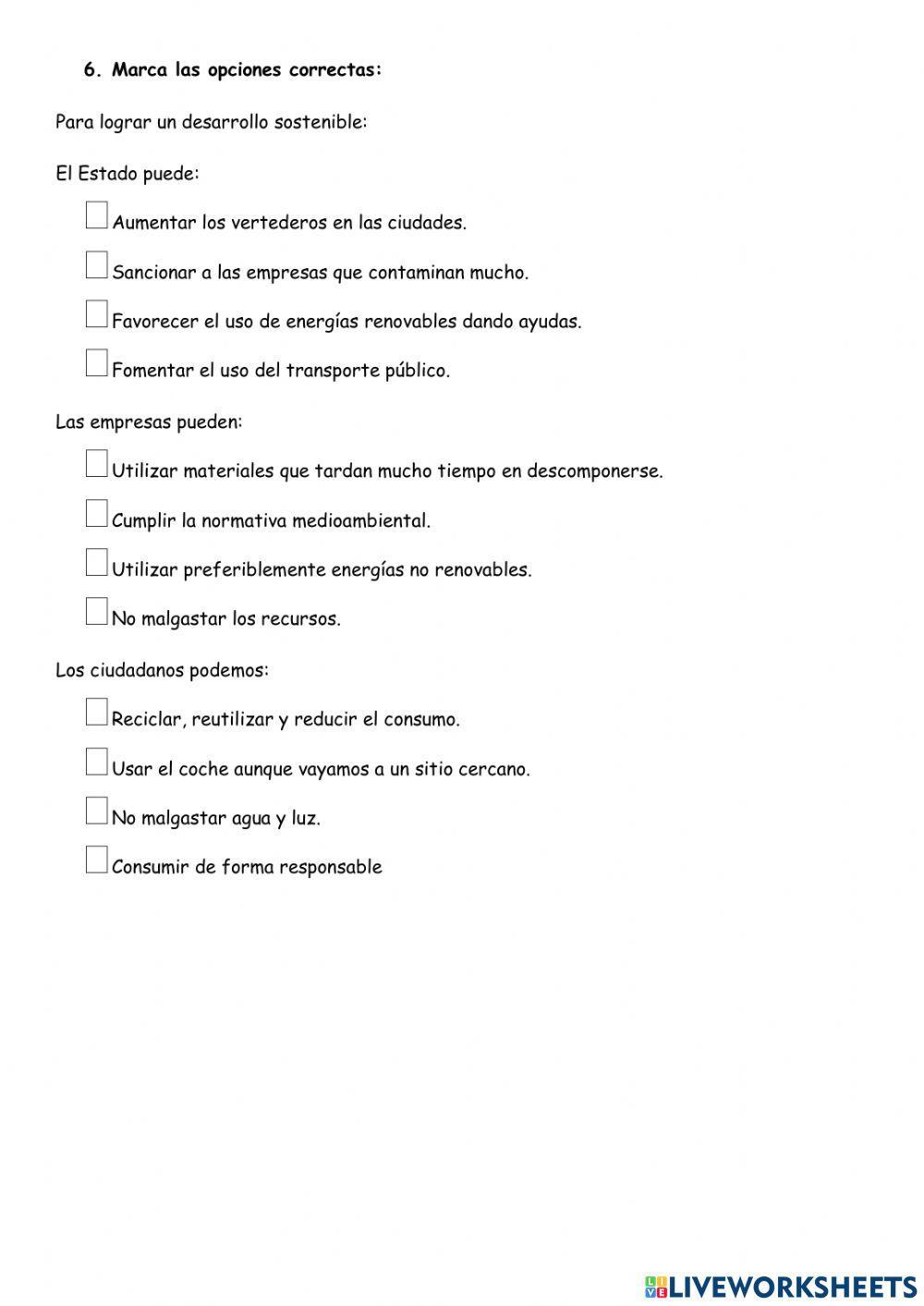 Nuestro impacto en el medioambiente
