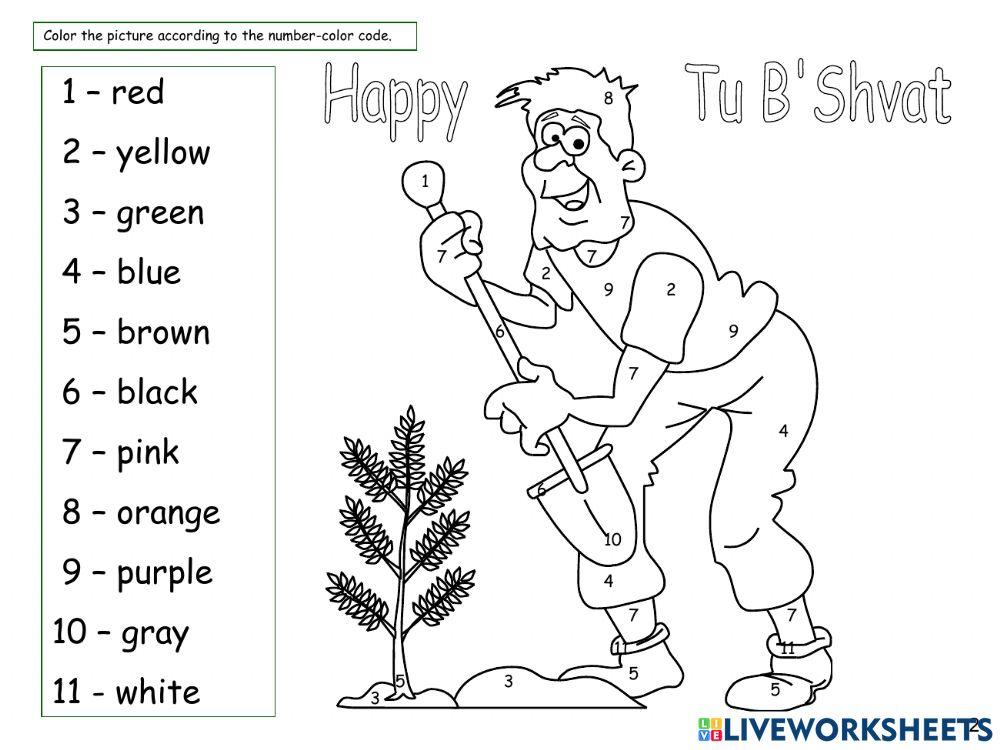 Tu bishvat interactive worksheet Live Worksheets