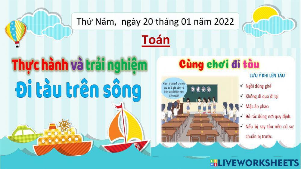 Toán-Thực hành trải nghiệm Tuần 18-Tiết 2
