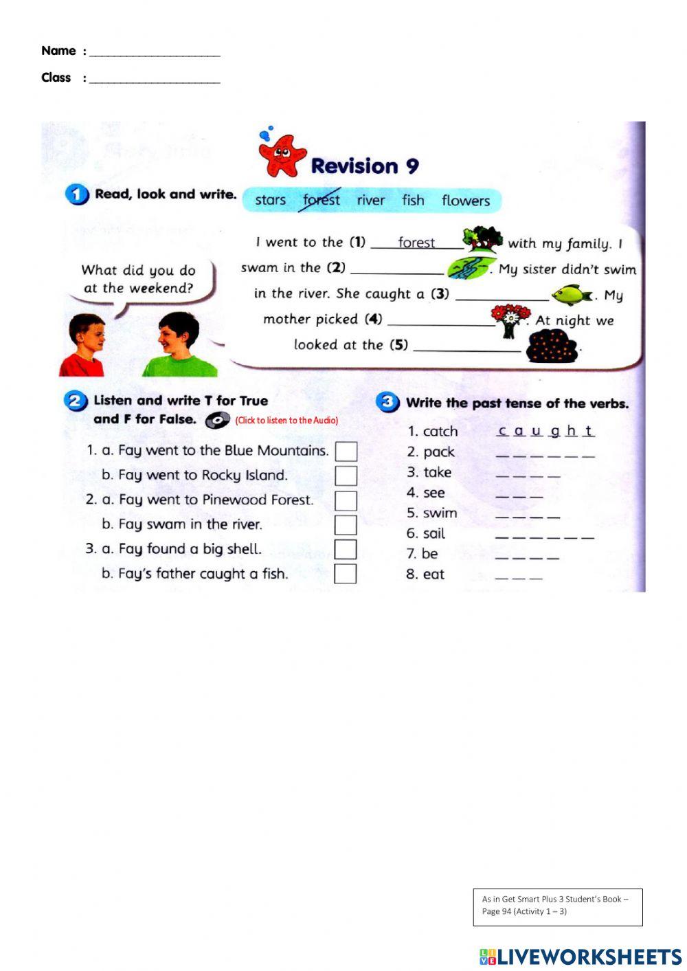 Module 8 : On Holiday!