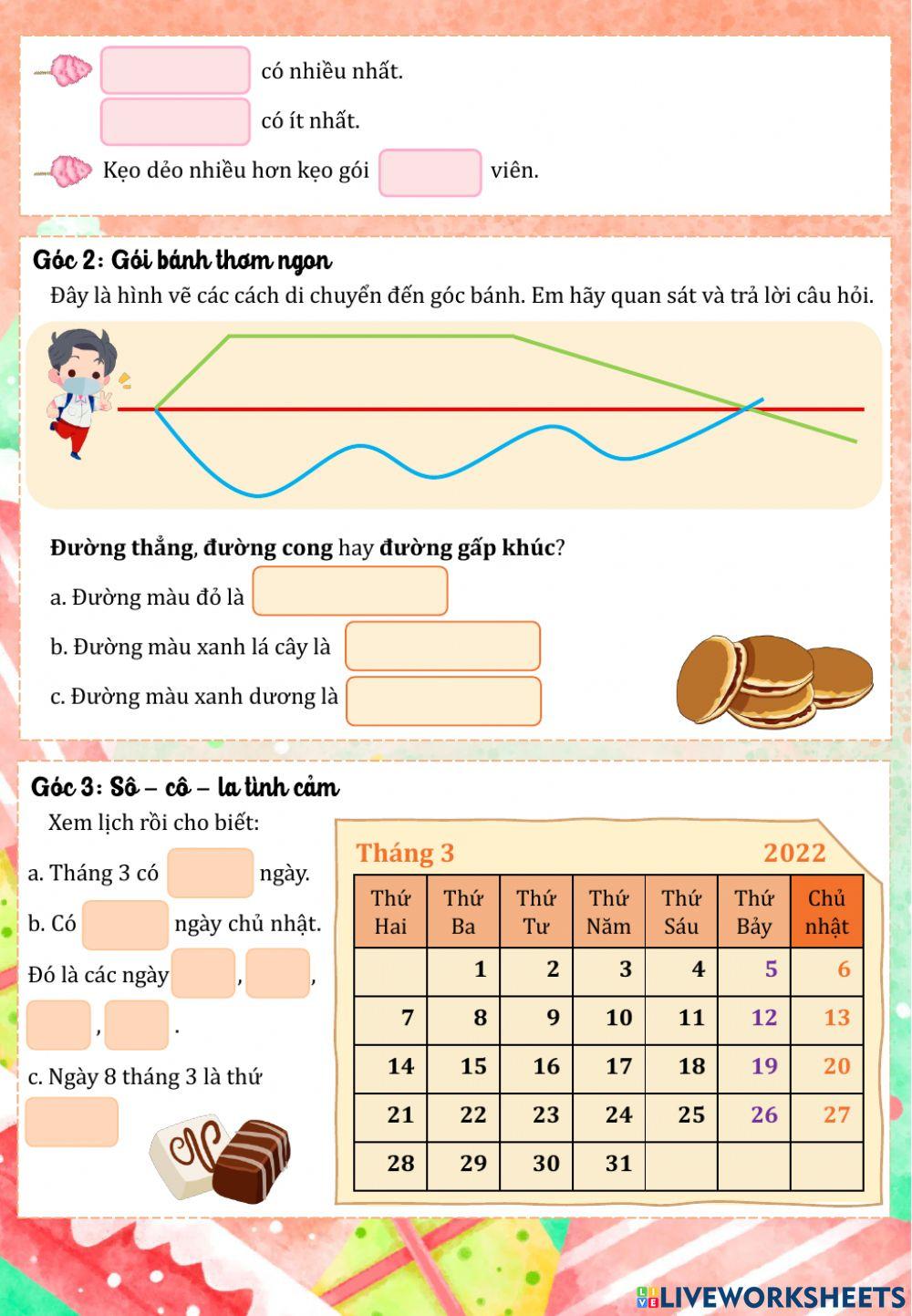 Ôn tập Toán tuần 18