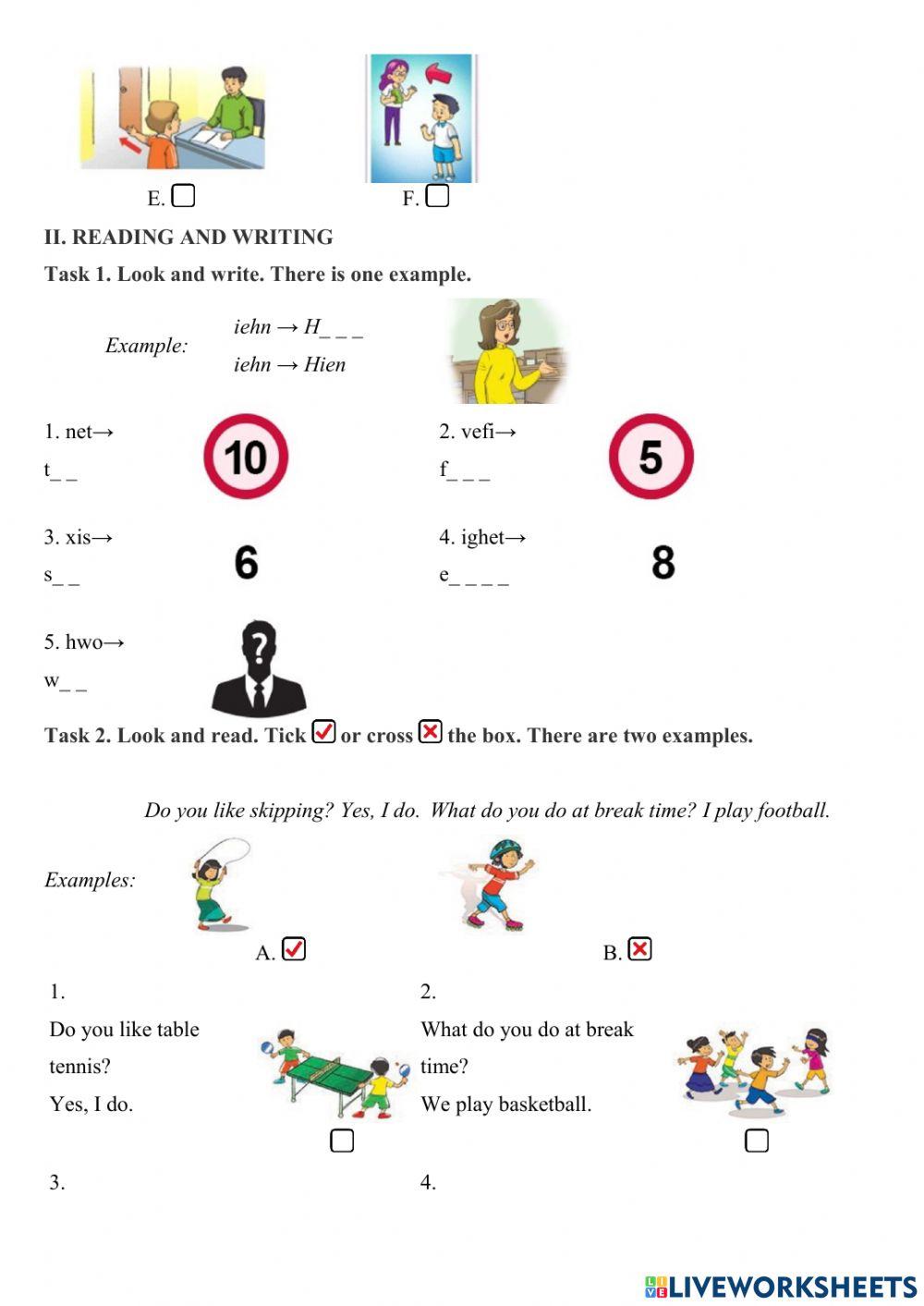 Đề số 4 - hk 1 - grade 3