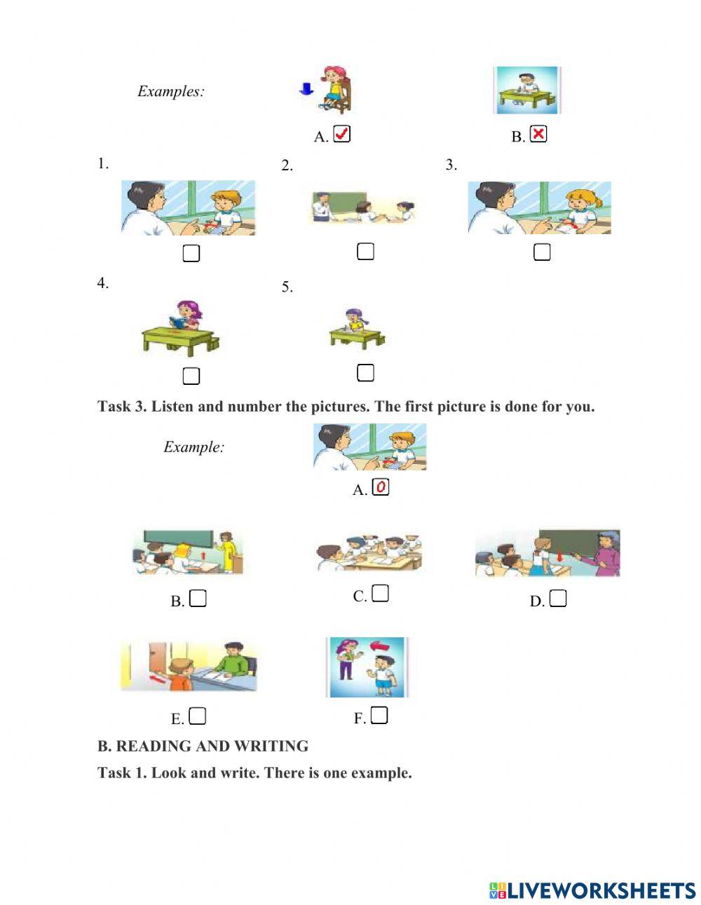 Test of unit 6 Stand up English 3