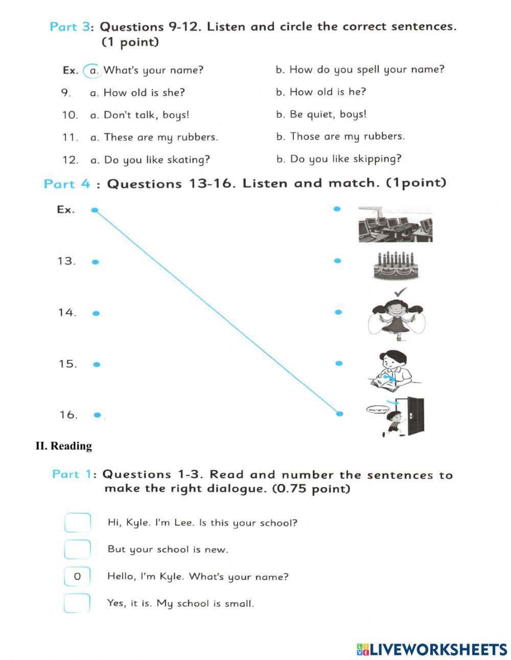 Big4 - G3 Test 1 HK1