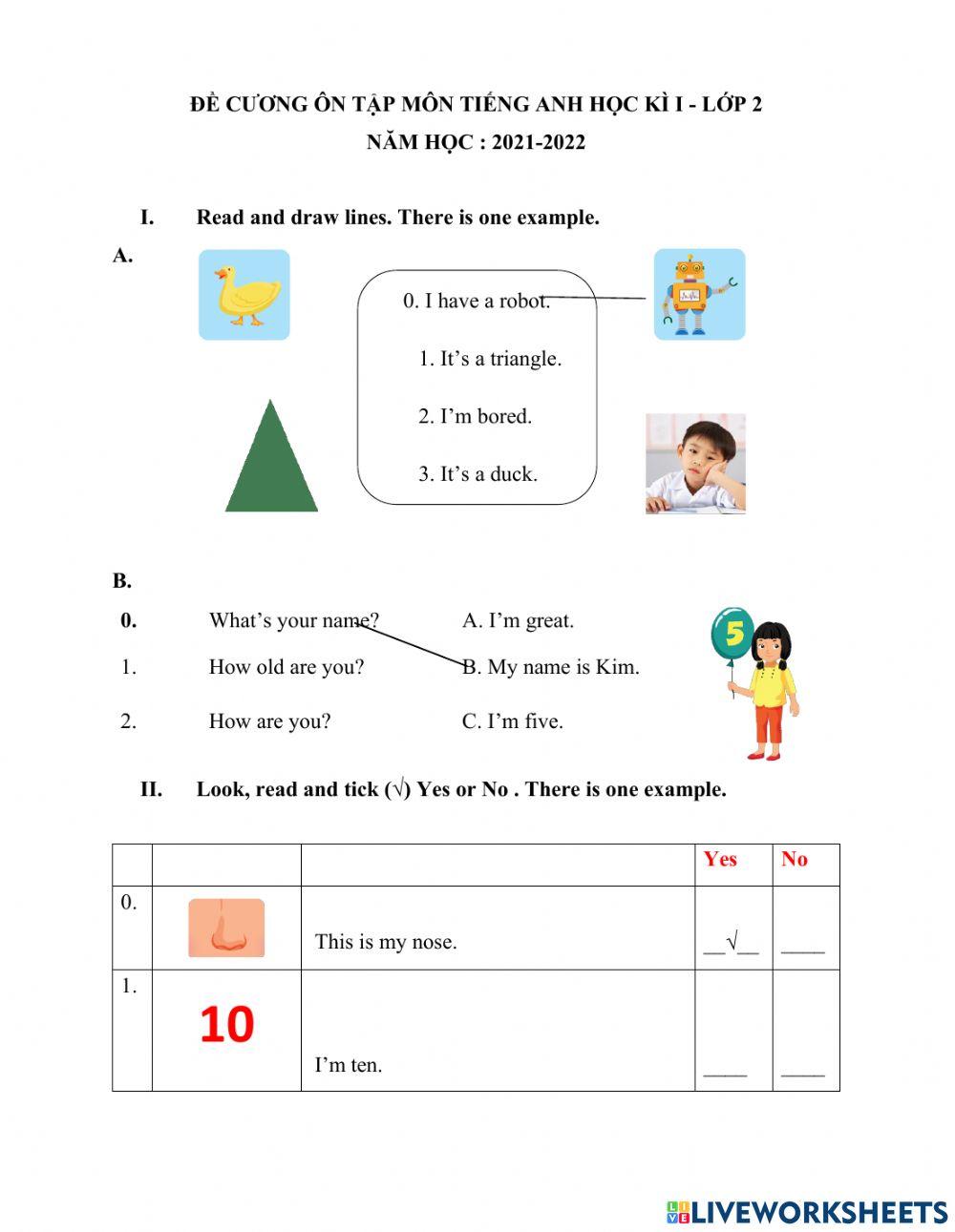 I-learn Smart Star 2-Review 1st term