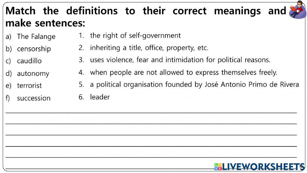 20th century Worksheets 9 - 13