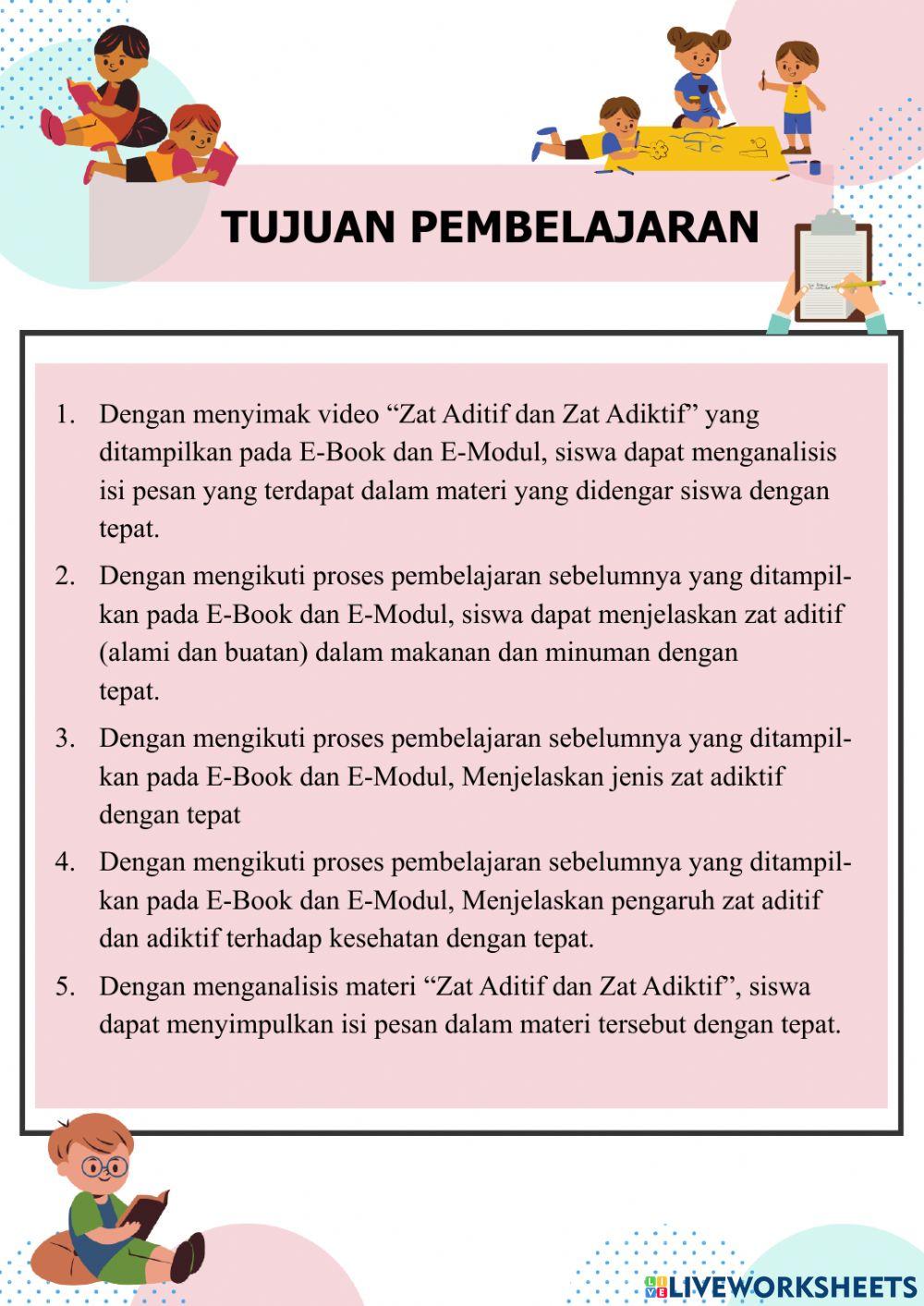 Zat Aditif dan Zat Adiktif