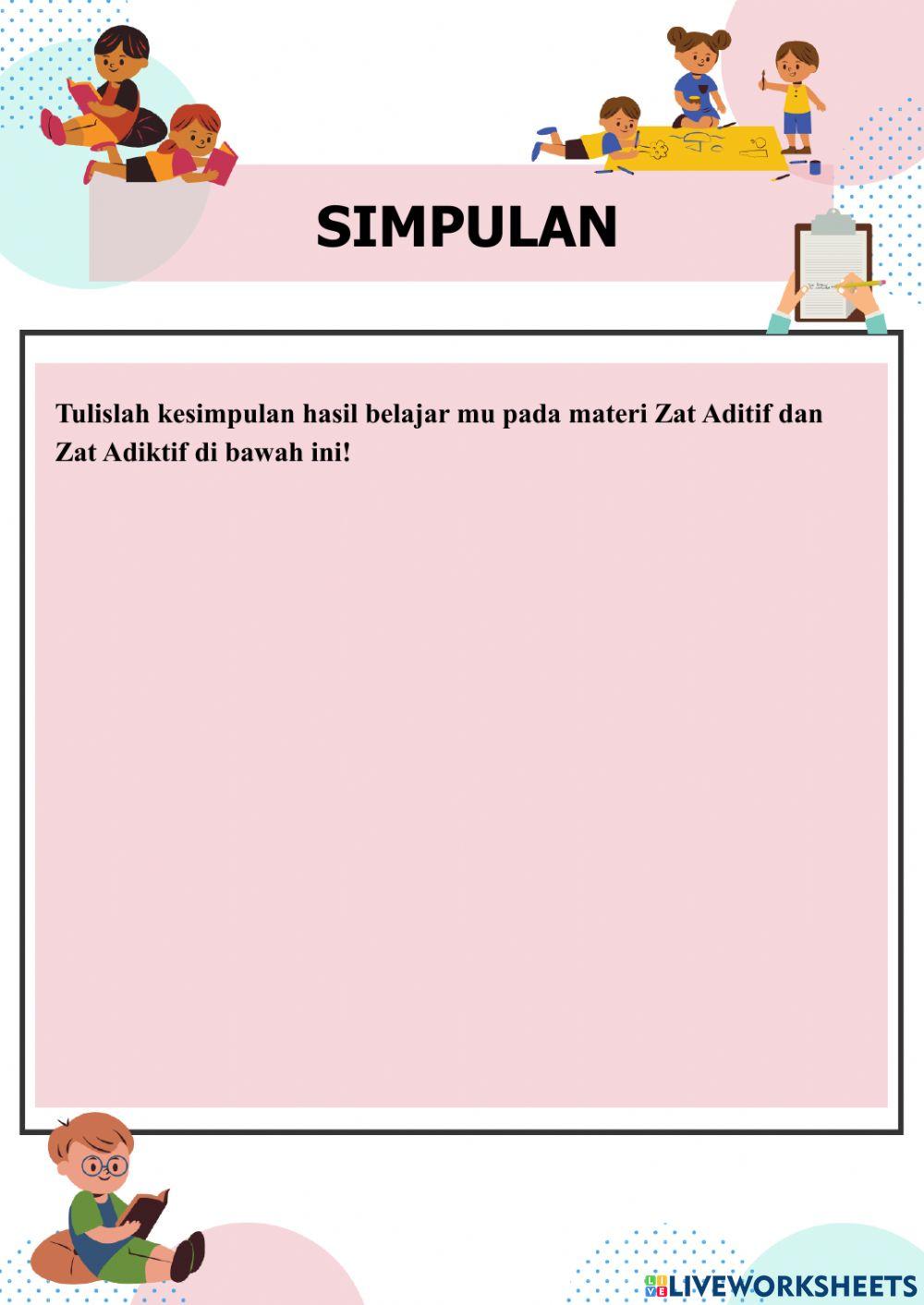 Zat Aditif dan Zat Adiktif