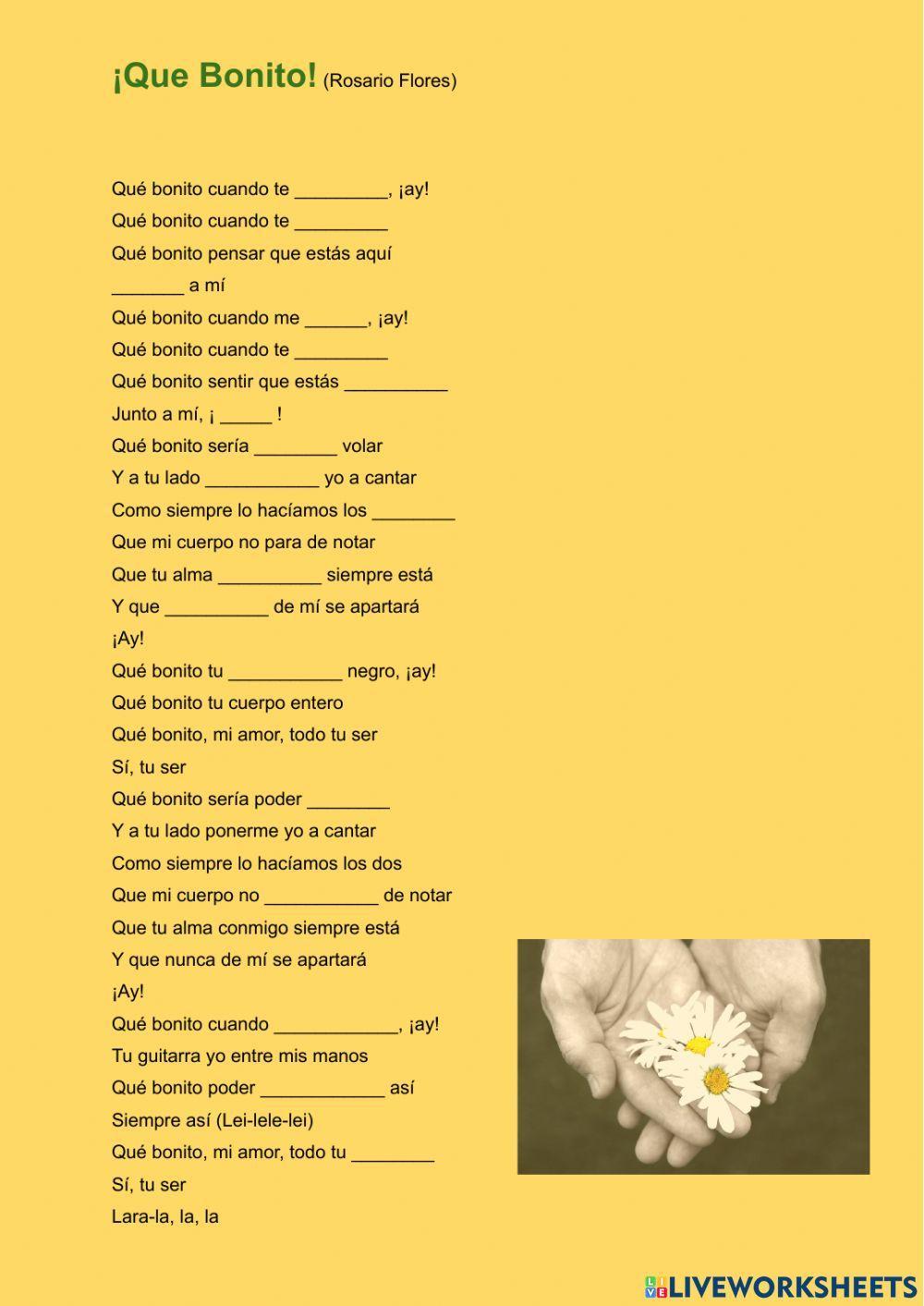 ¡Qué bonito!