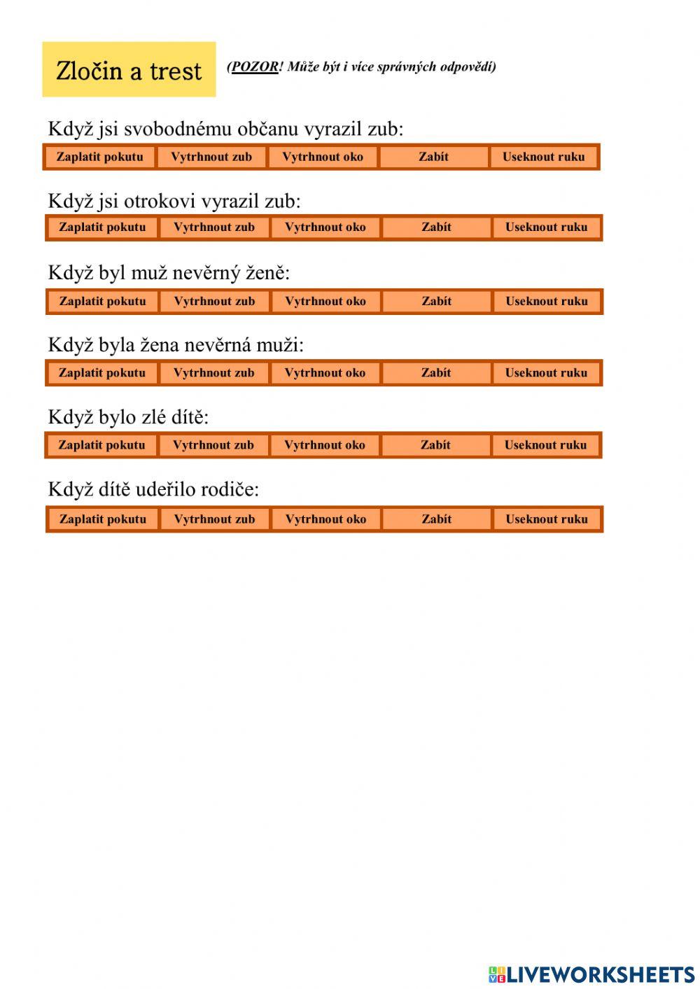 Starověk - společnost