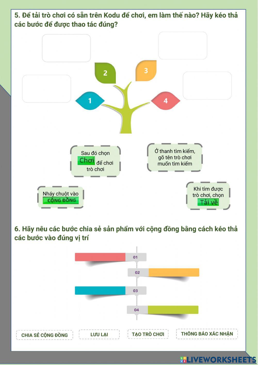 Tin học 2-Tuần 18-Bài 5: Chia sẻ sản phẩm với cộng đồng (tiết 2)