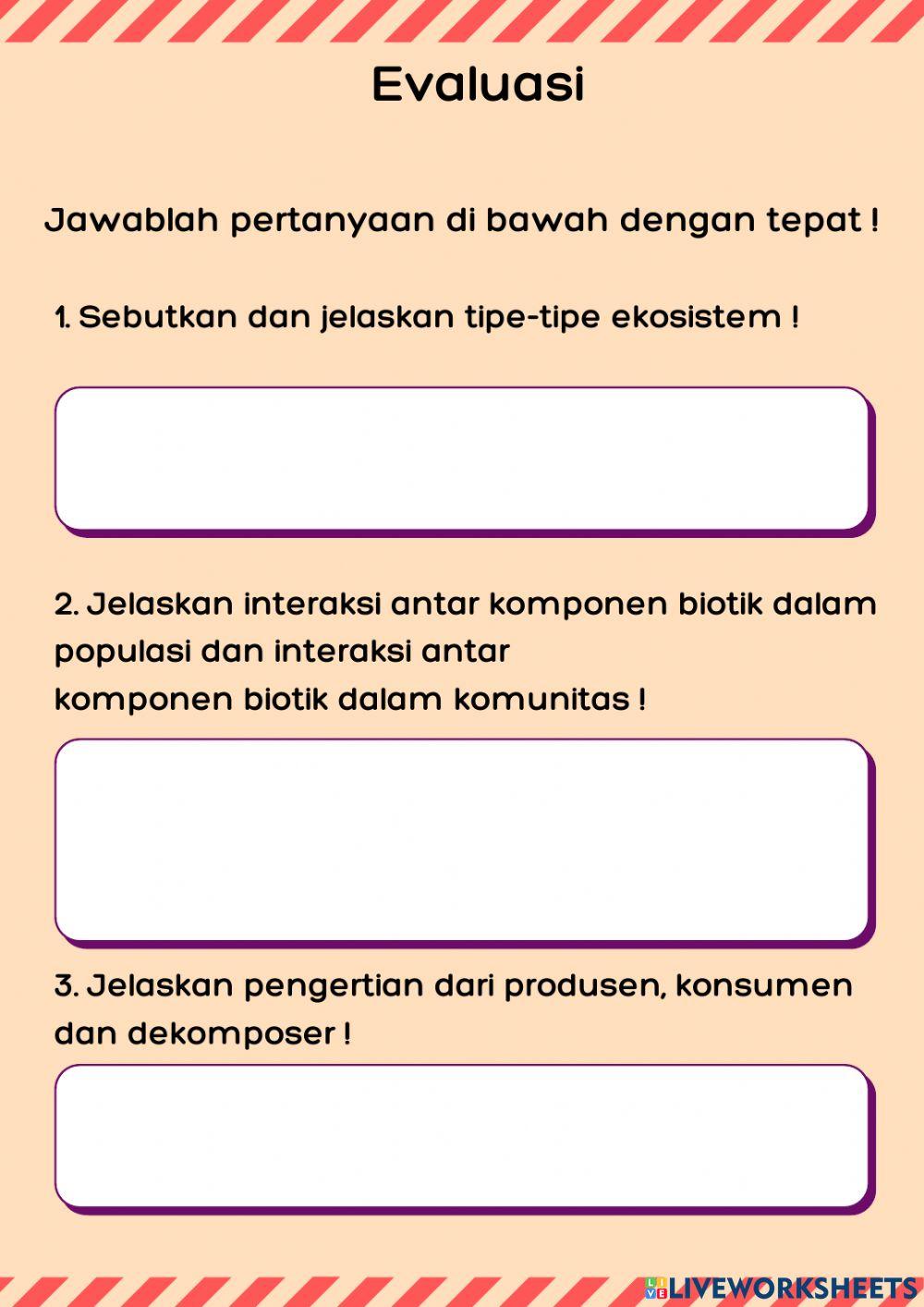 Prosedur Aktivitas Siswa-Ekosistem Darat