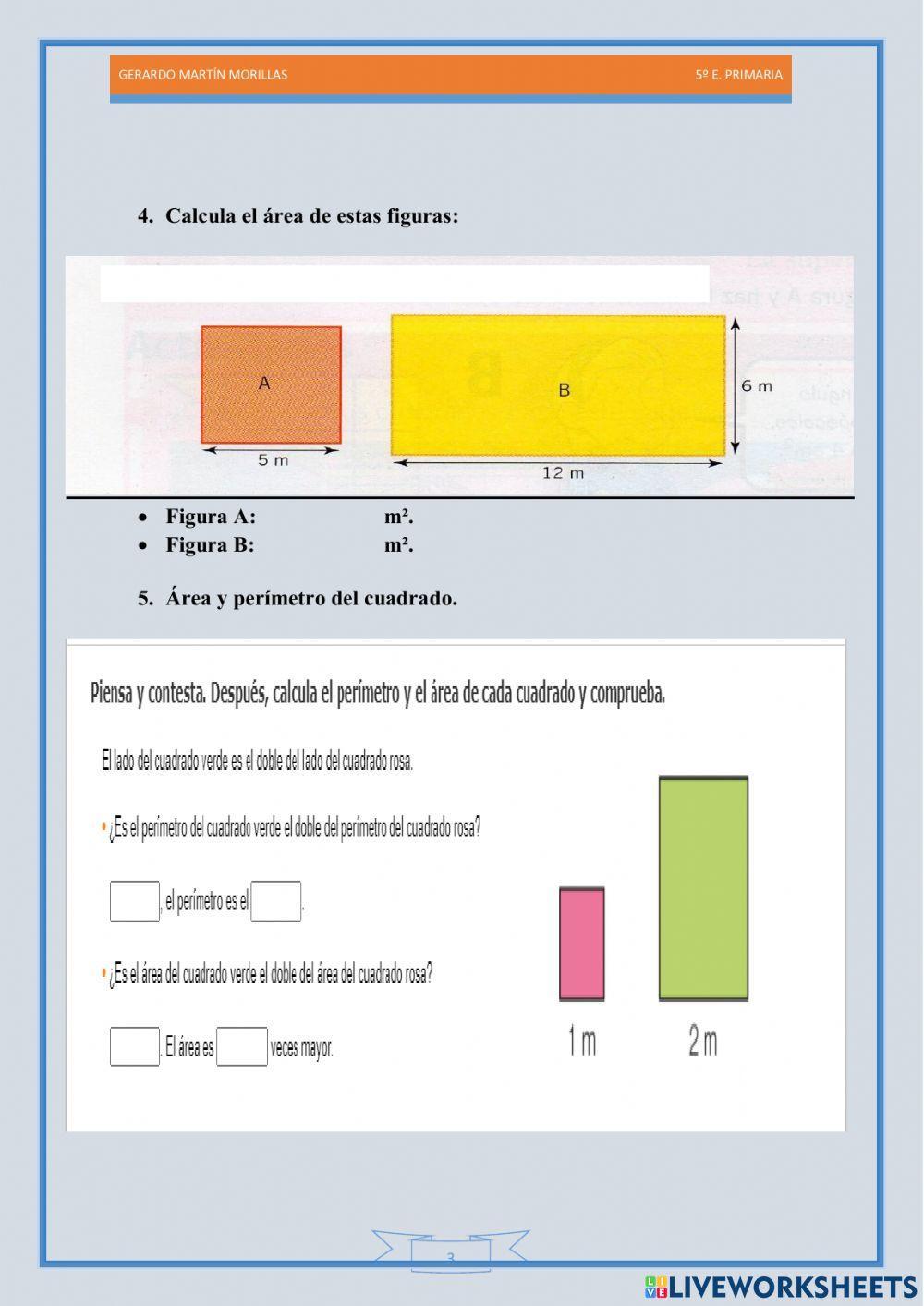 Geometría. Ficha 13.