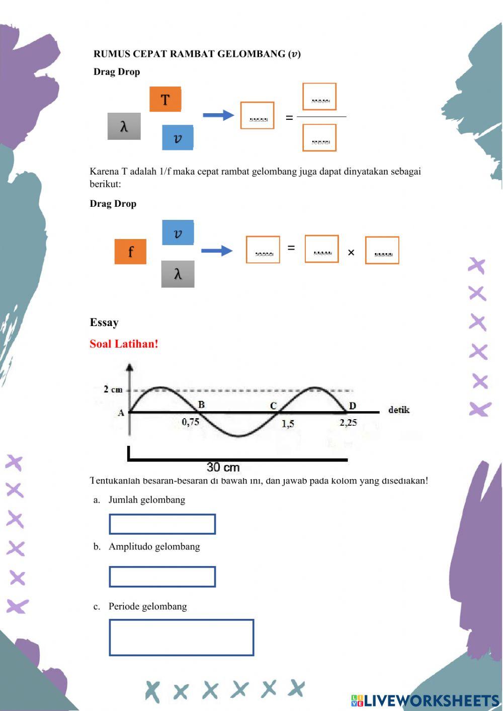 E-LKPD 2 Materi Gelombang untuk kelas VIII SMP-MTs