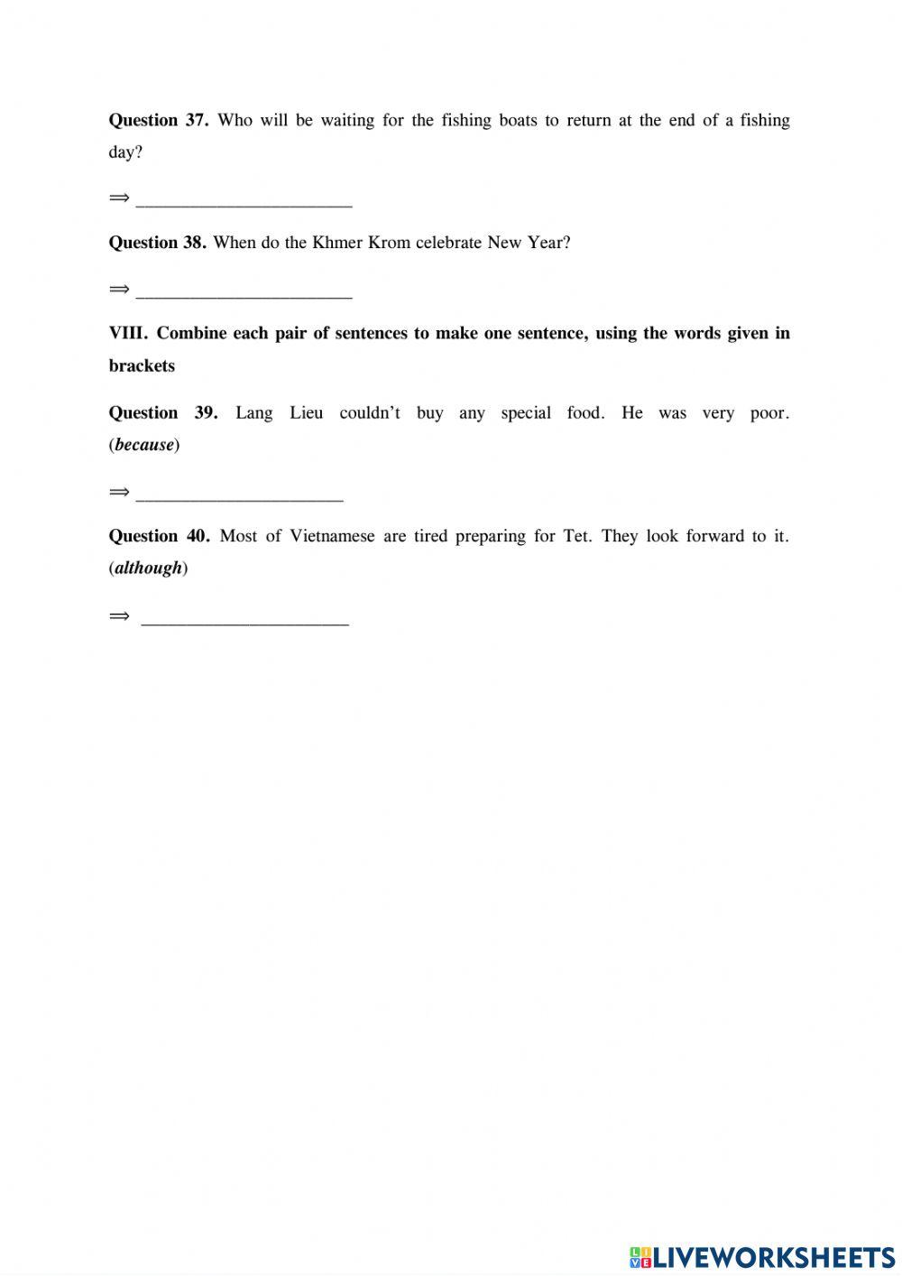 E8 end-of-term test 4