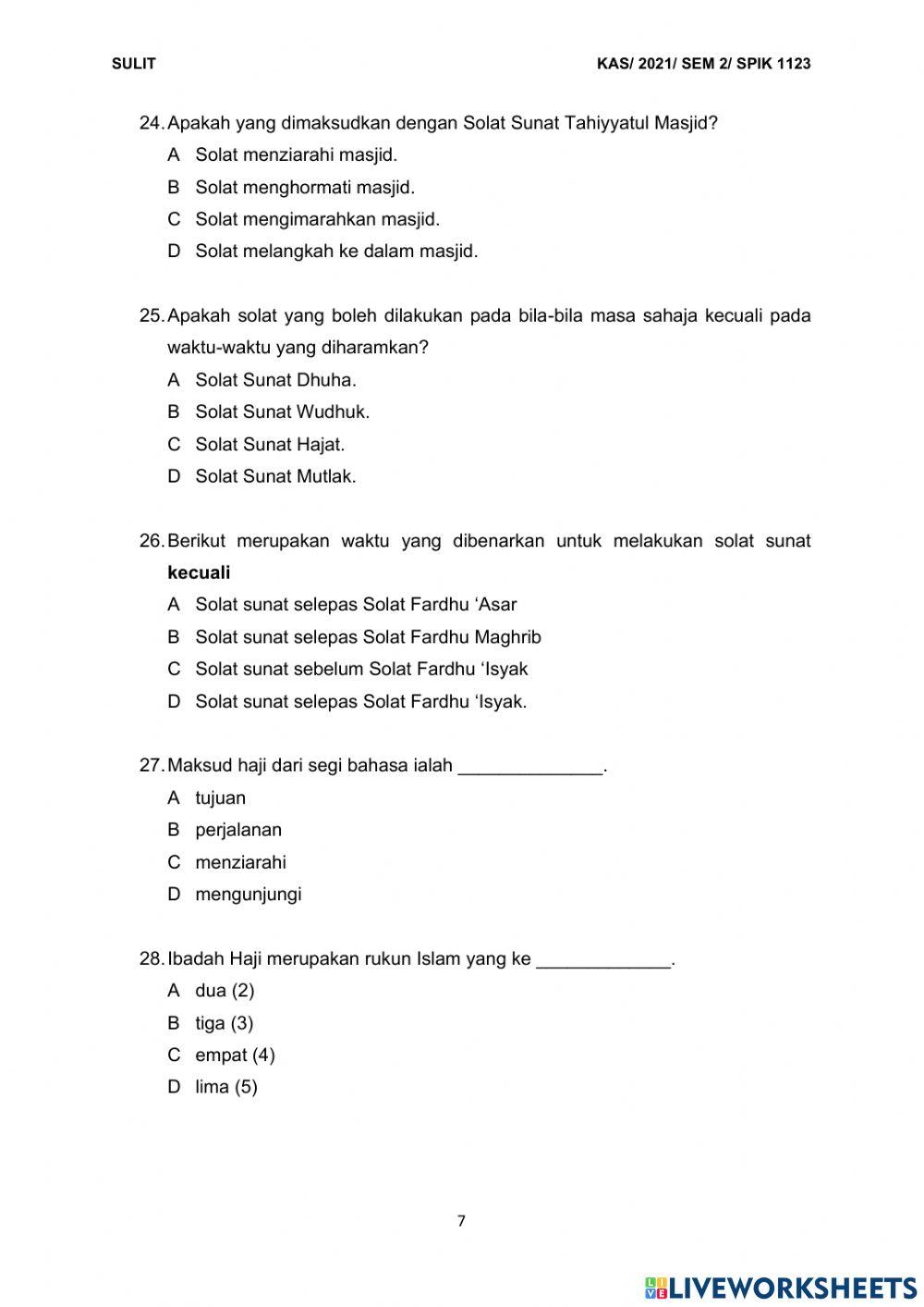 Soalan final feqah 2 bah a set 3