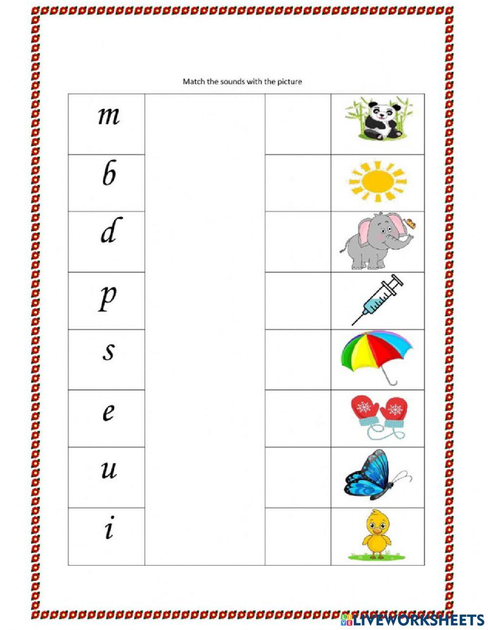 Year 3 beginning sound with picture 2022