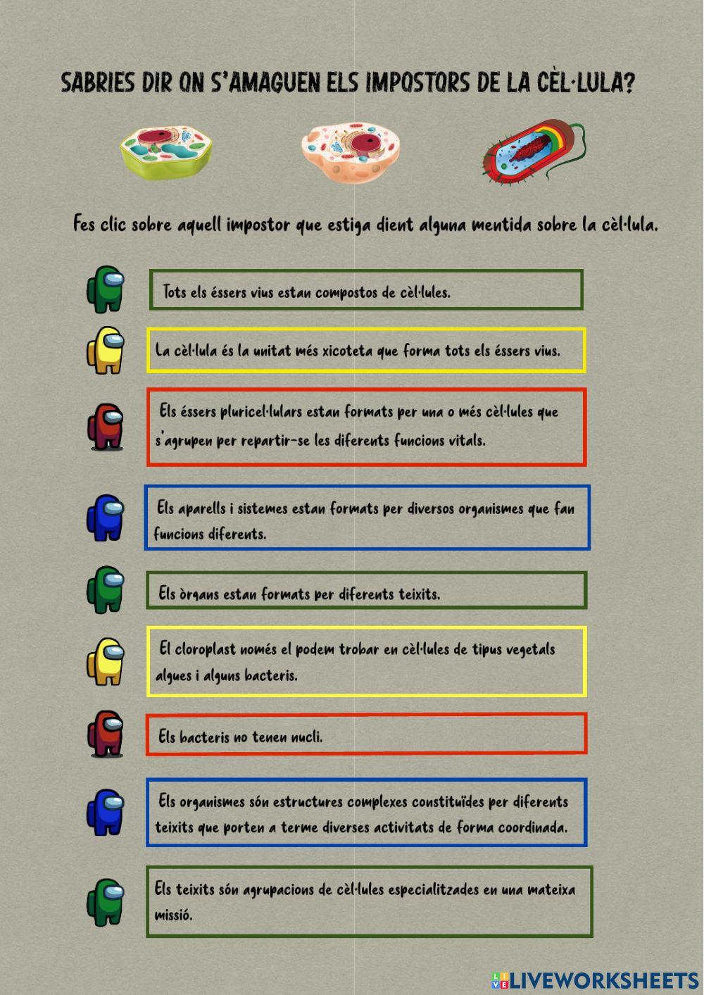 La cèl·lula La cèl·lula