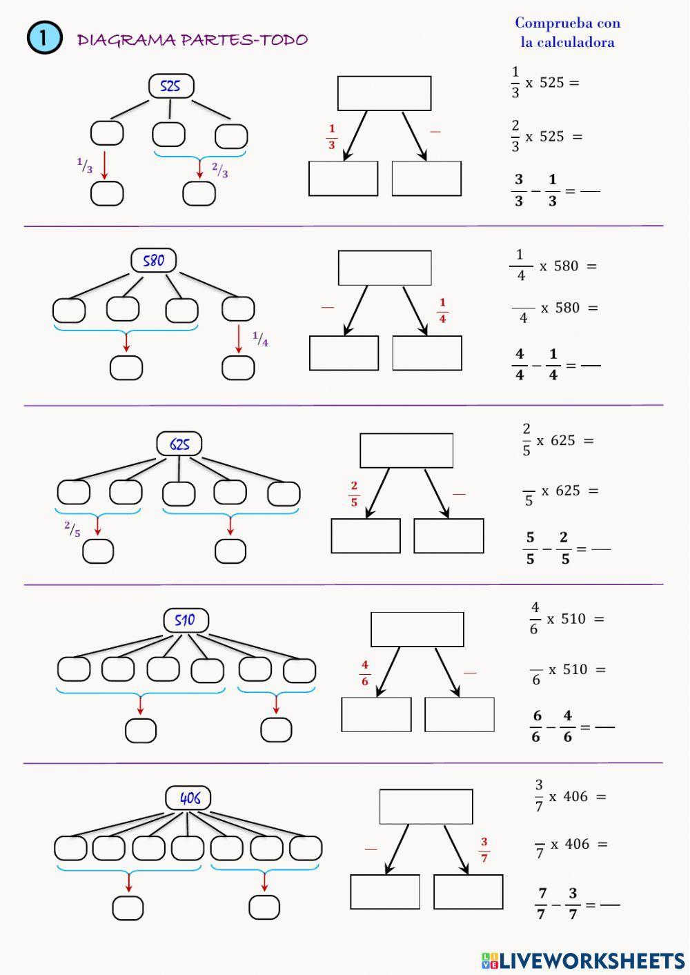 Fracciones de una cantidad A 1