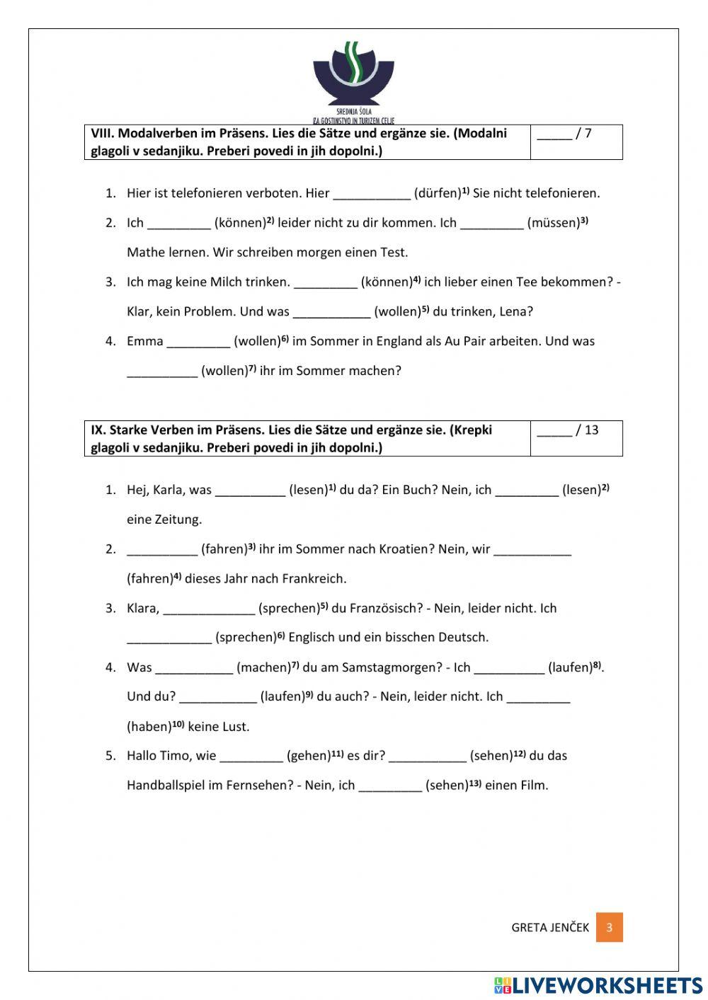 Wiederholung des Stoffs (L4 und L5)