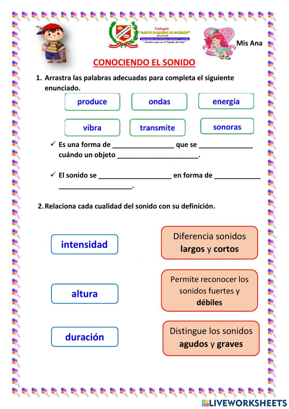 CONOCIENDO EL SONIDO CONOCIENDO EL SONIDO