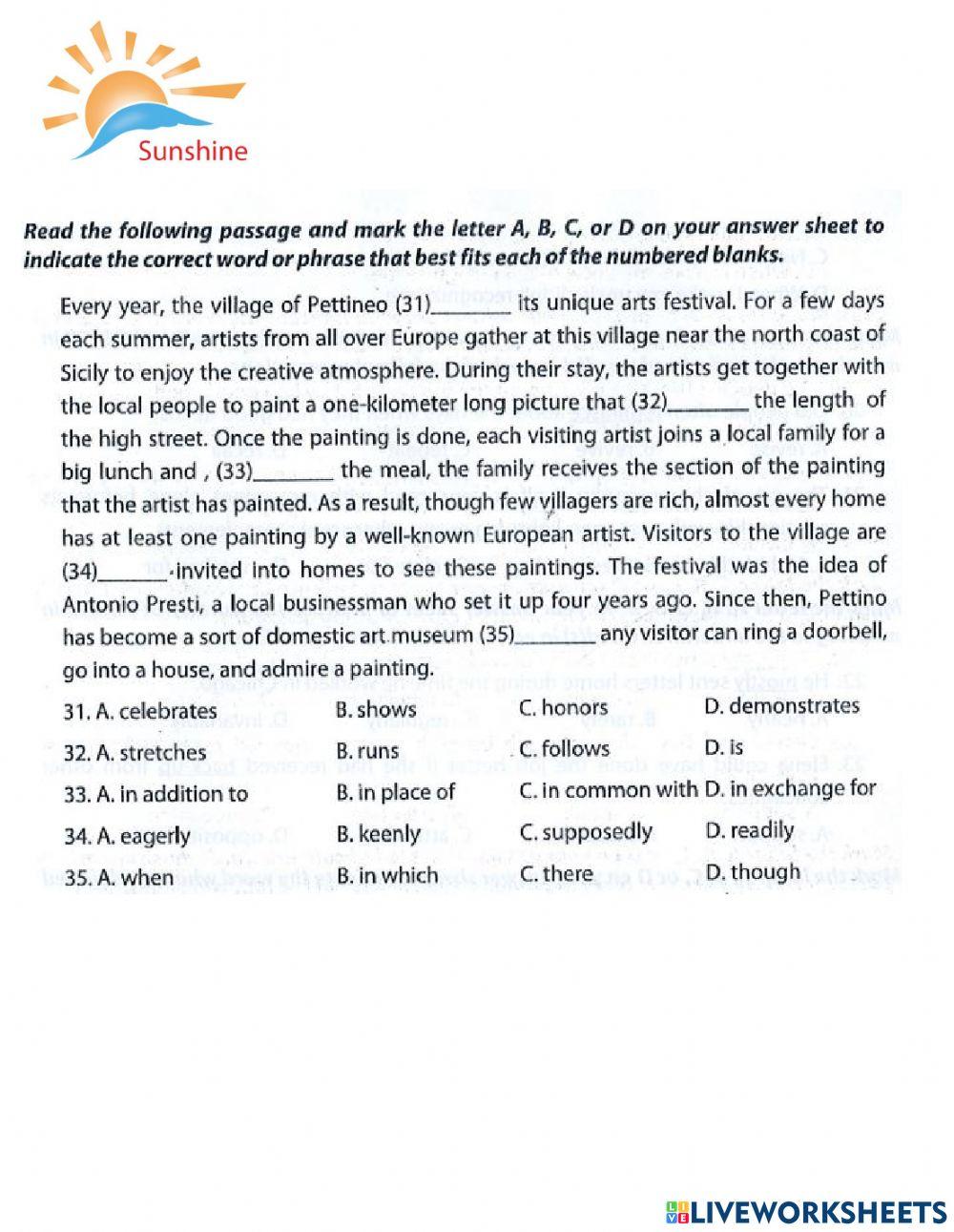 THPT - Practice test 9