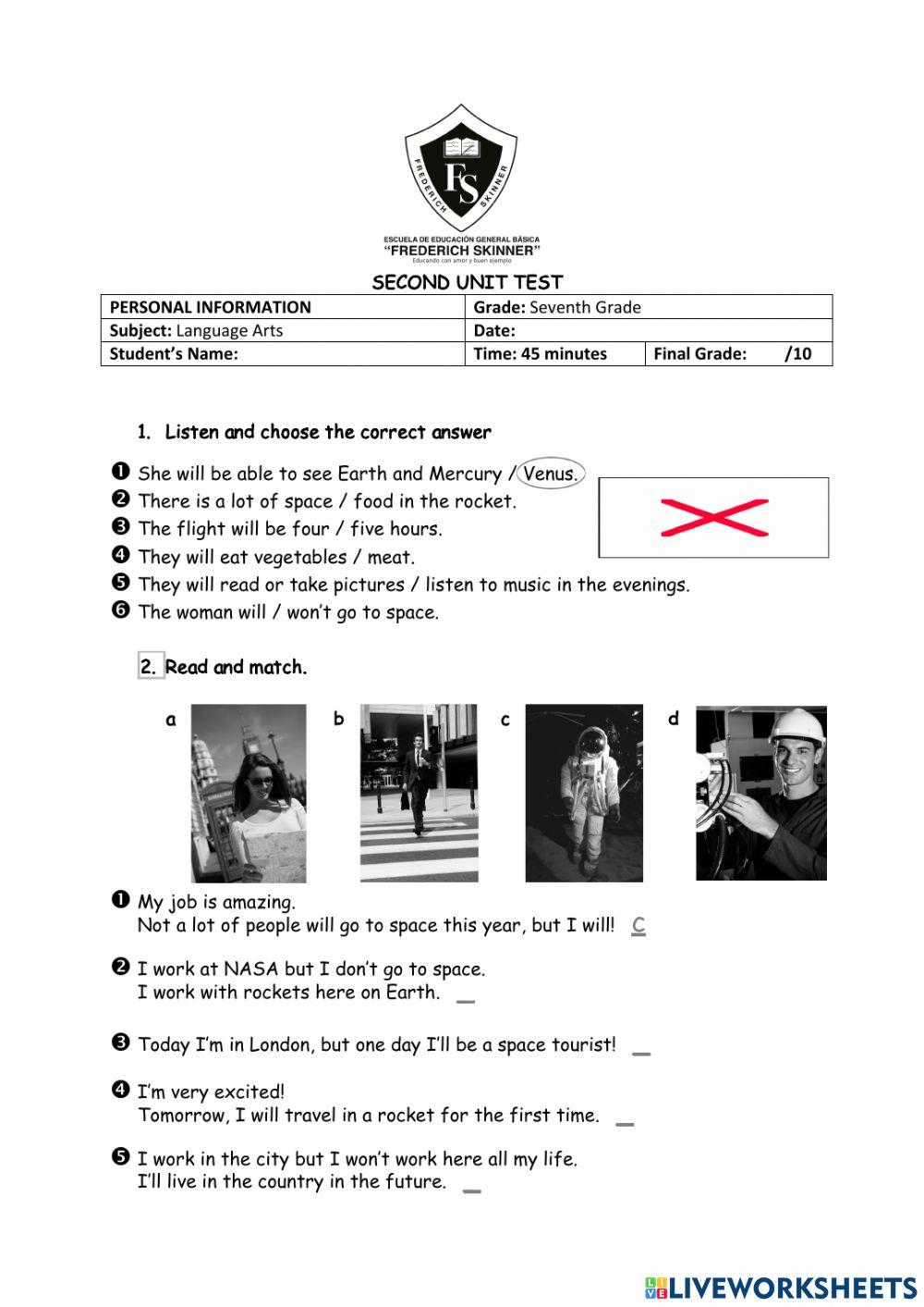 Second Unit Lesson 7th