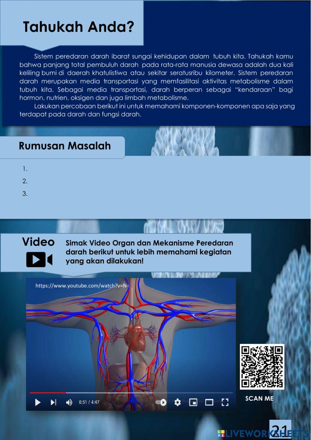 Lkpd 3 Organ dan Mekanisme Peredaran darah