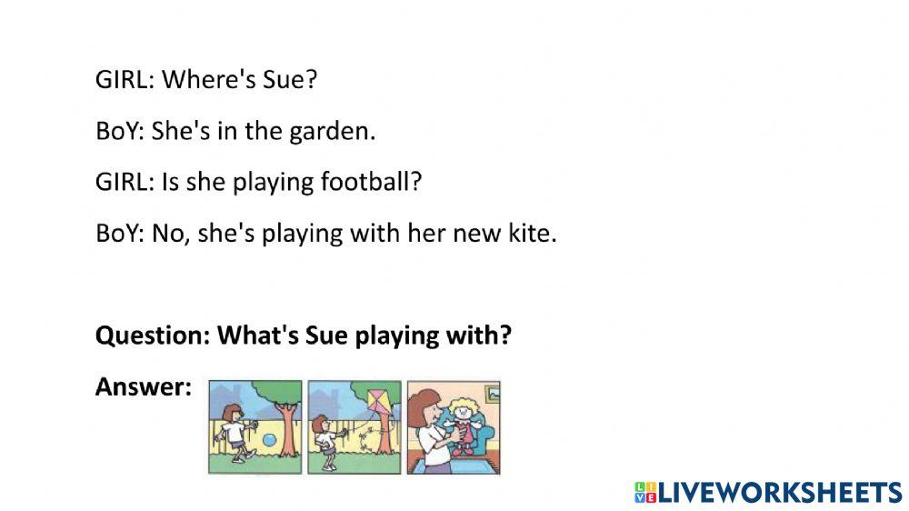 Starters reading extra