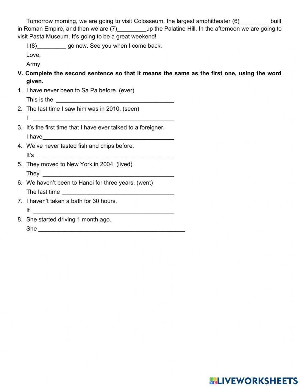 Practice test 21.1.2022