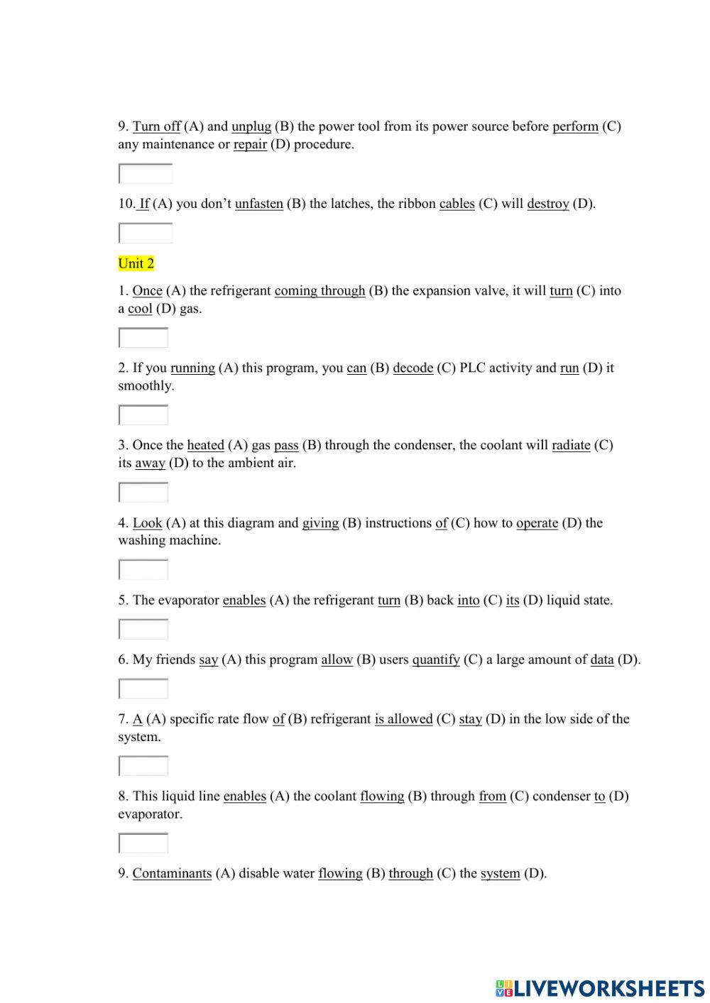 Grammar unit 123 hp6