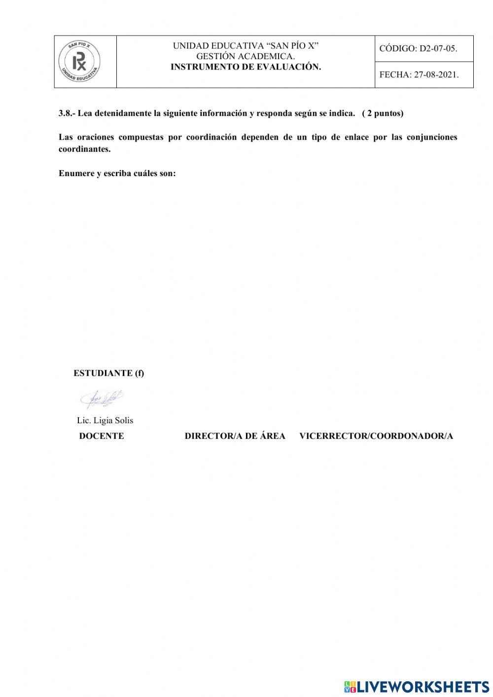 Evaluación 2 parcial