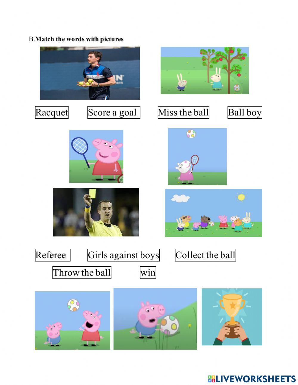 Peppa pig football leson