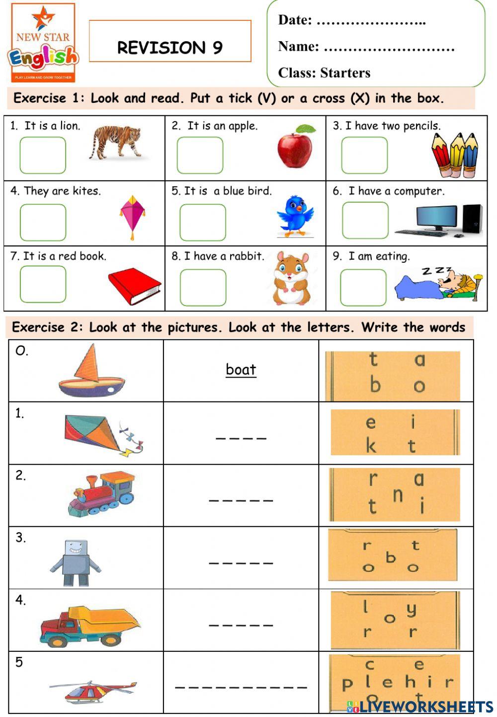 Starters- Revision 9